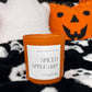 Candle: Spiced Apple Cider 15 oz Soy Candle, Matte Jar