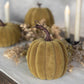 Ragon House - 6.5" GREEN FLOCKED PUMPKIN