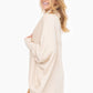 Elevated Cocoon Style Cardigan: NATURAL