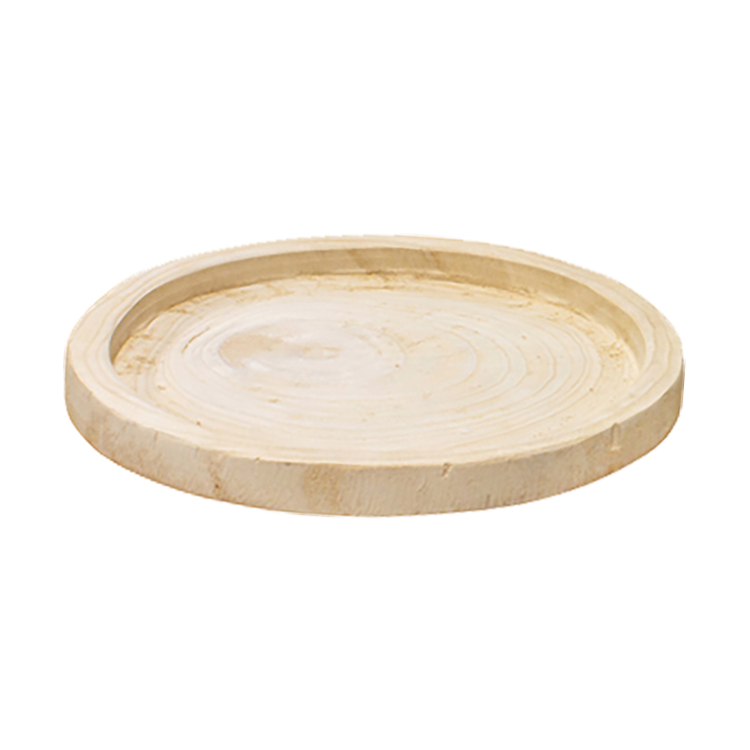 WT Collection - Large Round Wood Plate