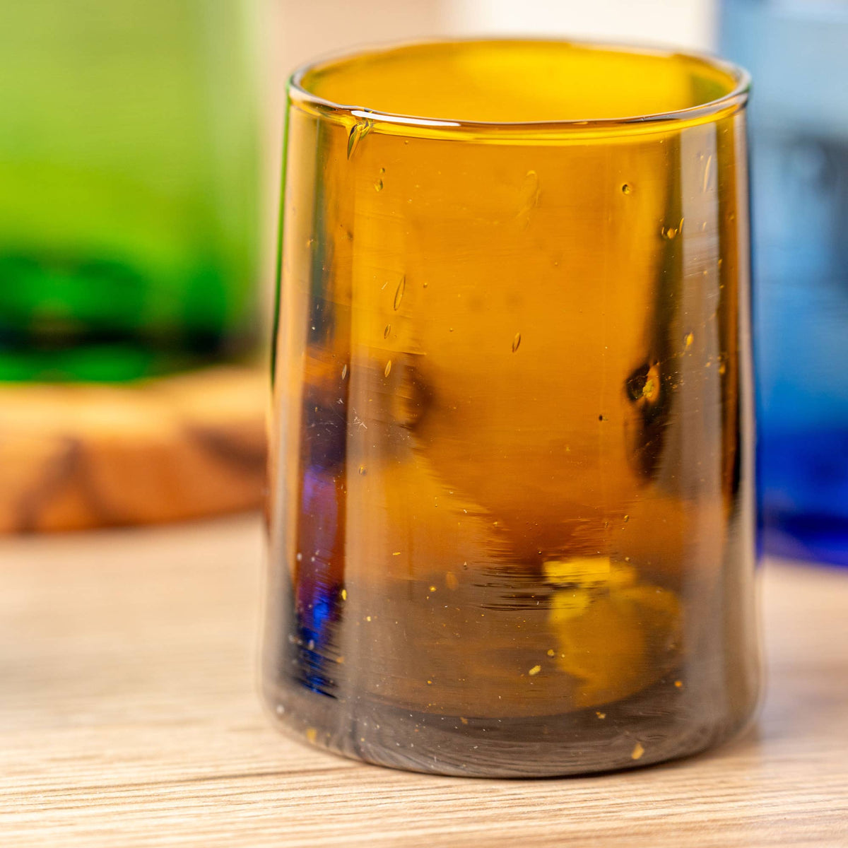 Verve Culture - Moroccan Cone Glassware Small - Amber: Amber