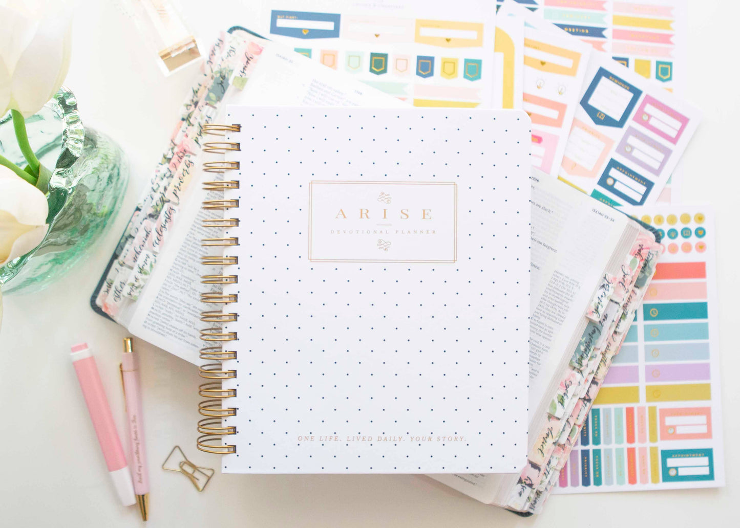 Chosen & Cherished - Arise Christian Planner | Christian Daily Planner for Goals