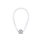 TELETIES - Spiral Hair Coil Headband | Crystal Clear