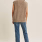 Textured Thermal Cozy Sweater Vest: HT. GREY