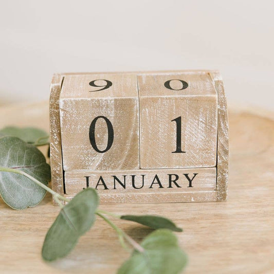 Wooden Block Calendar