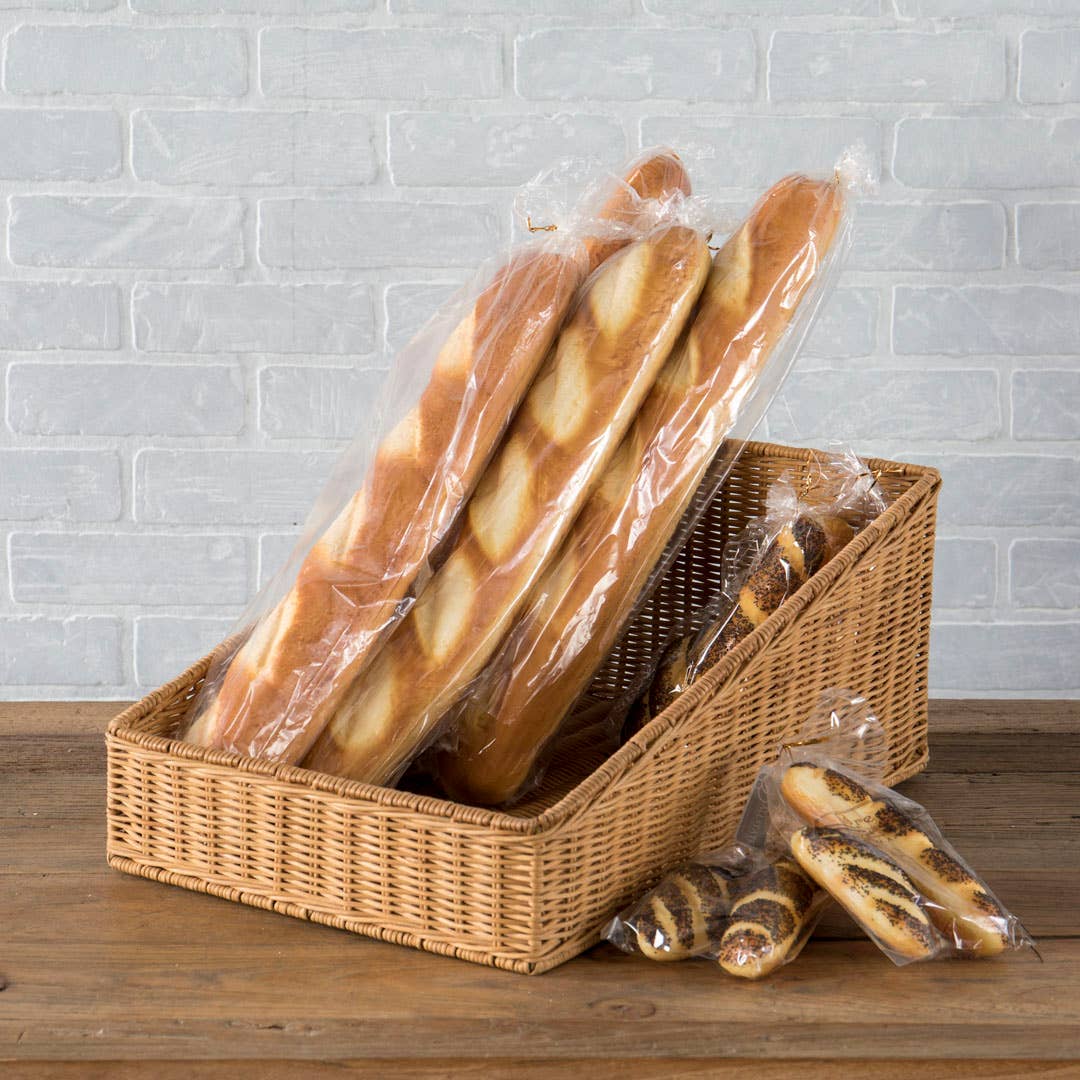 Willow Group - Rattan Display Basket w/Slanted Front