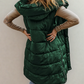 Indie & Co. | Women's Apparel - Monroe Vest - Green: Green / Shell:100%Polyamide+Lining:100%Polyester+Filling:100%Polyester / M