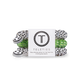 TELETIES - Spiral Hair Coils | Large | Soccer Hair Ties