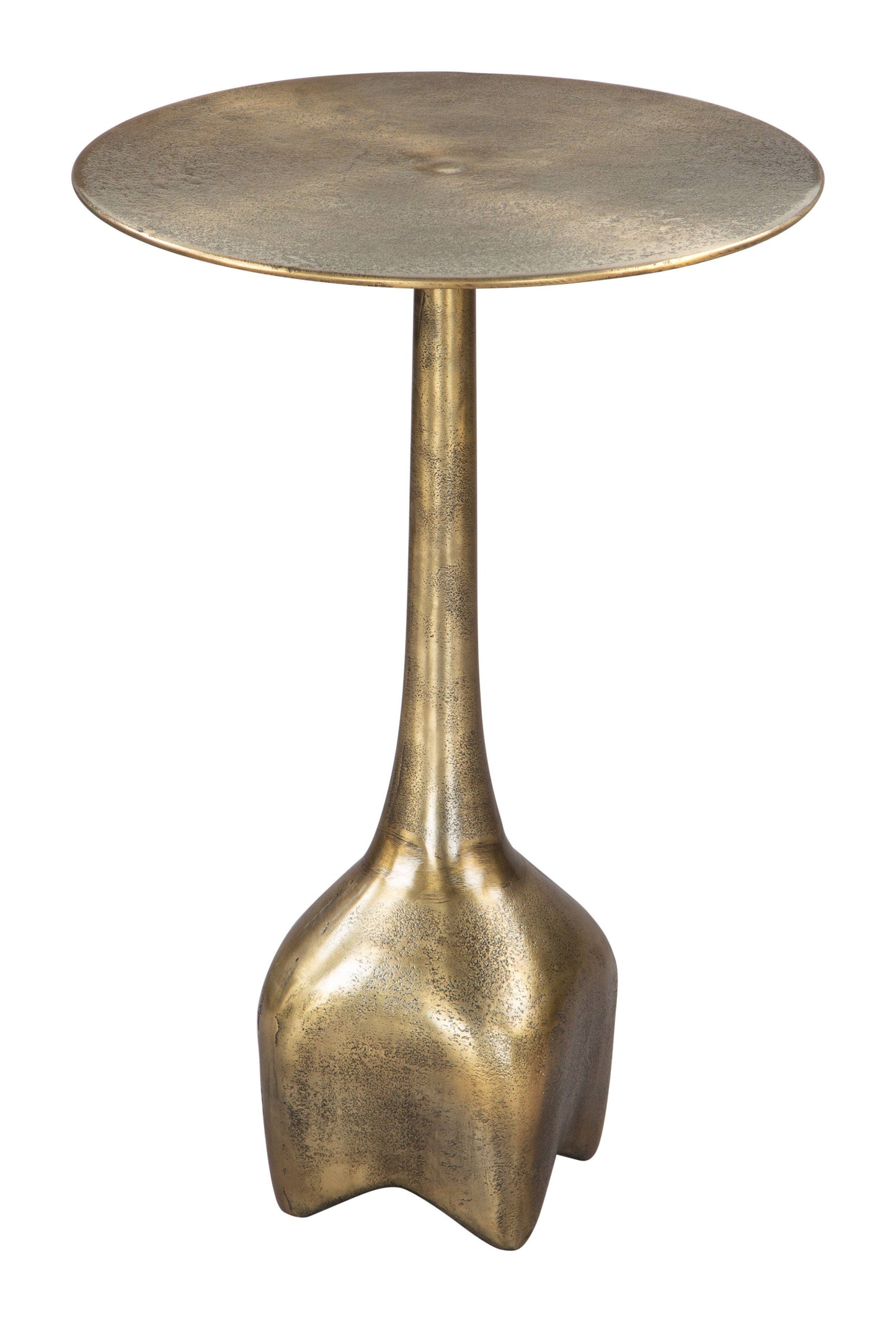 Lexi Side Table: Antique Brass