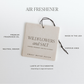 Hanging Air Freshener: WILDFLOWERS & SALT
