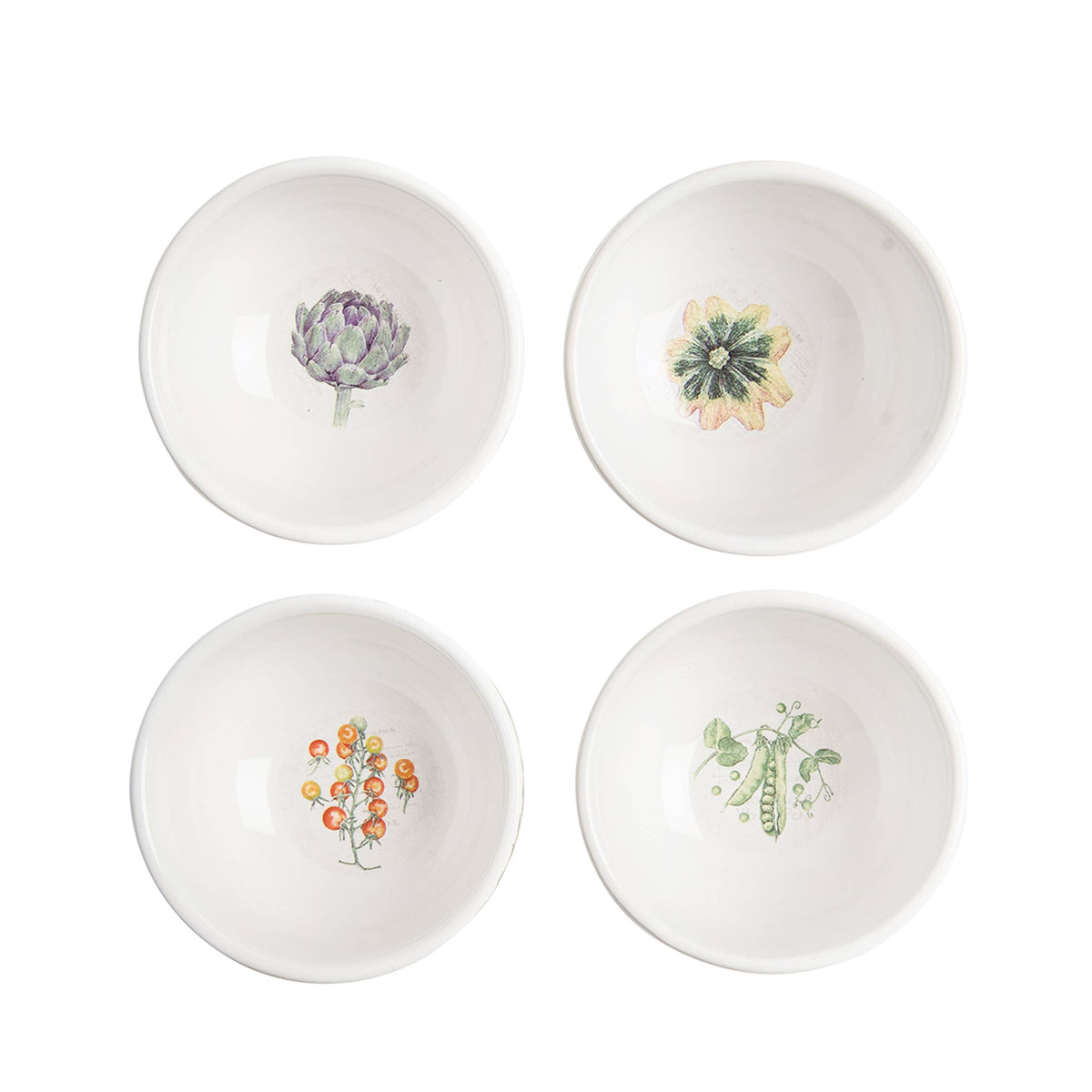 Vegetable Garden Pinch Bowl Set of 4