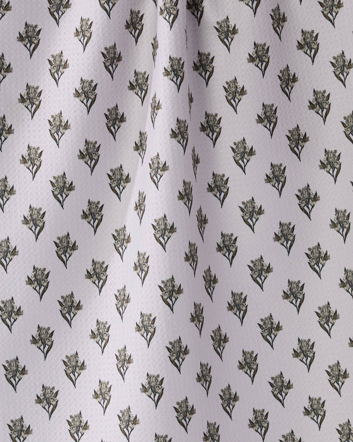 Geometry - Foraged Tea Towel: White