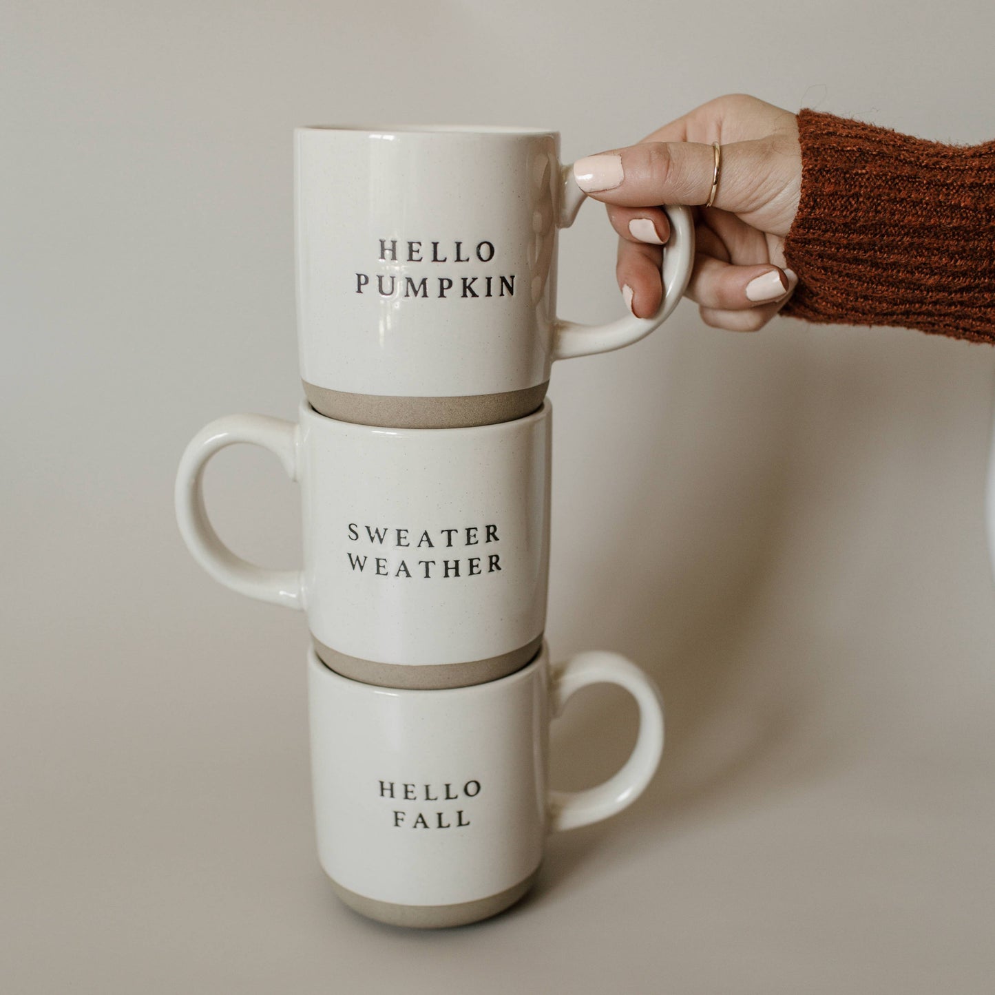 Mug: Hello Fall Stoneware Coffee Mug