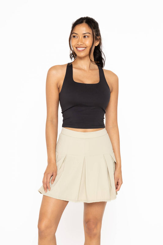Venice Racerback Active Top: BLACK