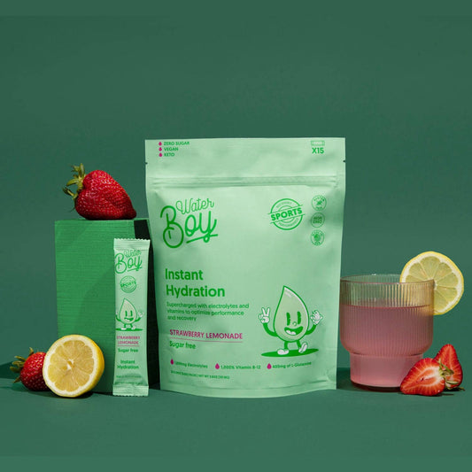 Hydration + Athletic Recovery: Strawberry Lemonade / 15pk