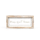 Wood frame sign PRAY