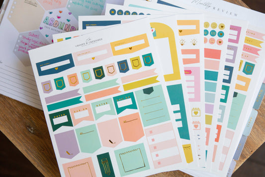Chosen & Cherished - Planner Stickers | Sticker Set For Planner
