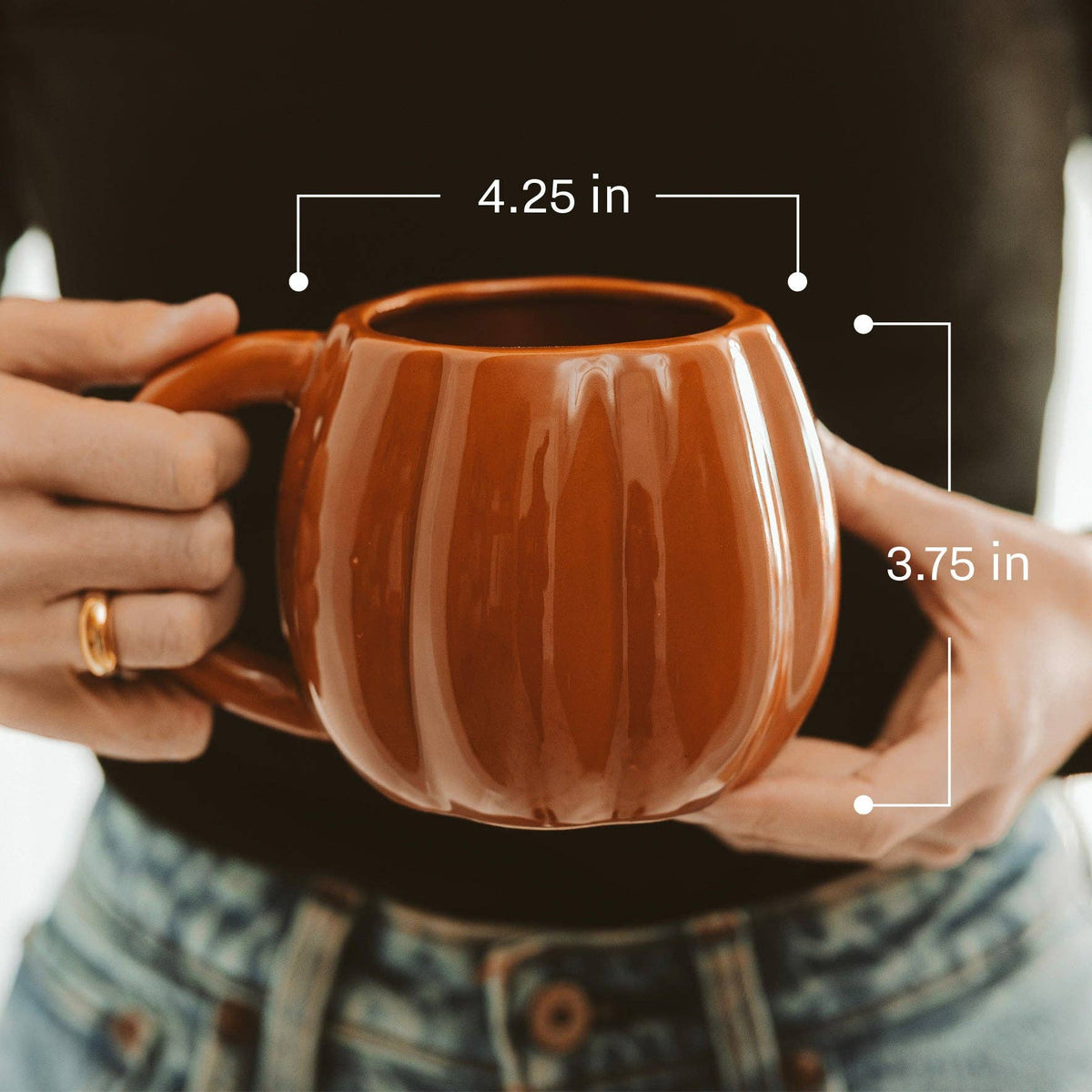 Mug: Brown Pumpkin Coffee Mug