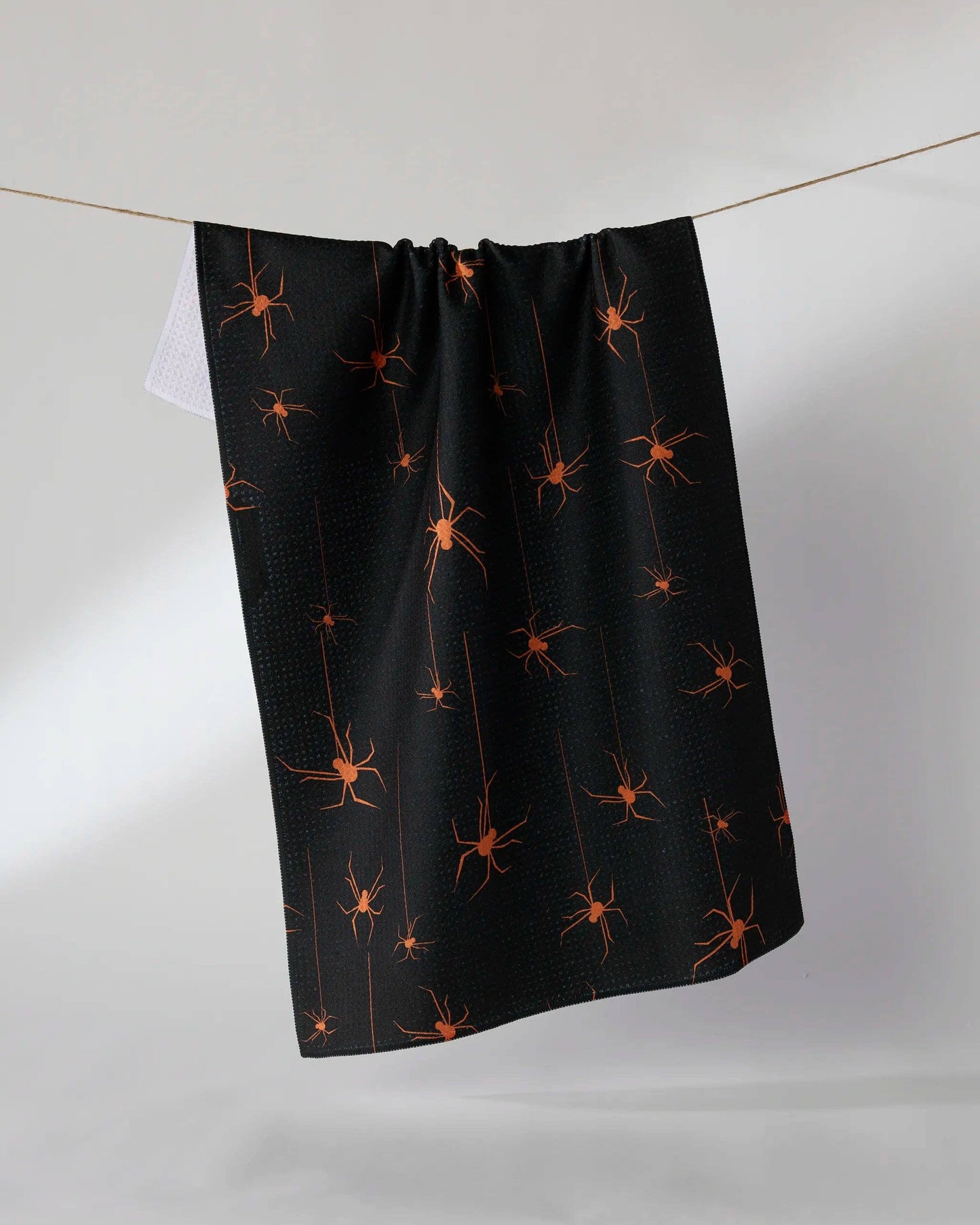 Suspended Tea Towel - Halloween 2026: Orange
