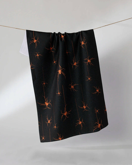 Suspended Tea Towel: Black