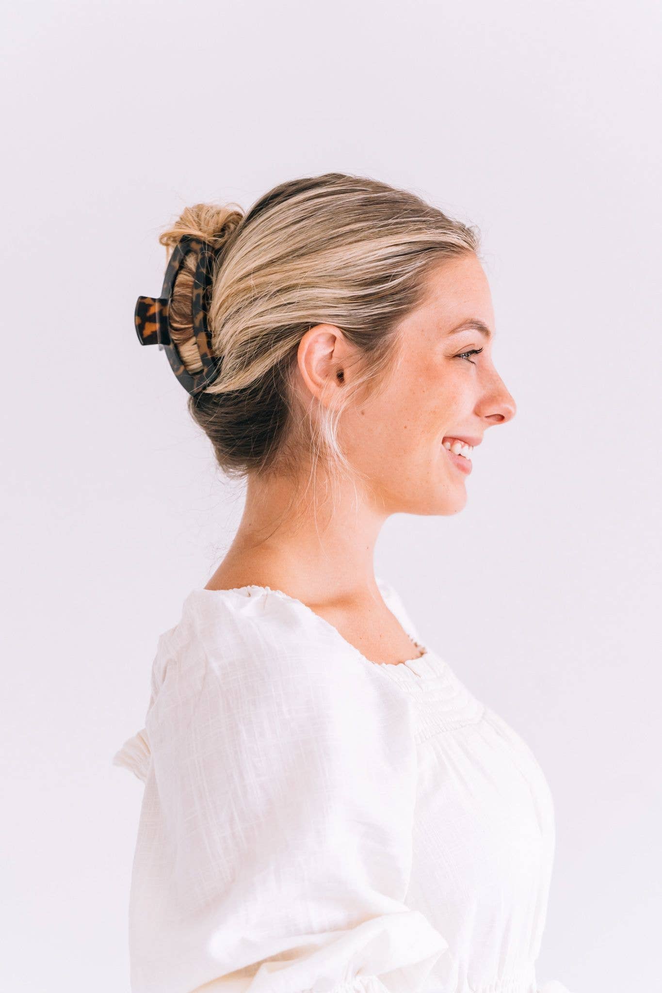Open Hair Clip | Large |  TORTOISE