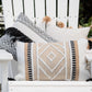 Hand Woven Outdoor Allie Pillow- 14 x 22