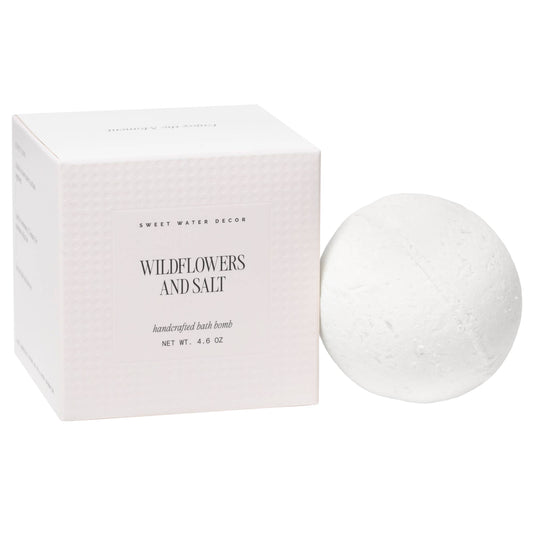 Bath Bomb: Wildflowers and Salt 4.6 oz Bath Bomb