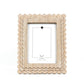 Devanie At Home - Wood photo frame SCALLOP for 5x7 pic, natural - 17028