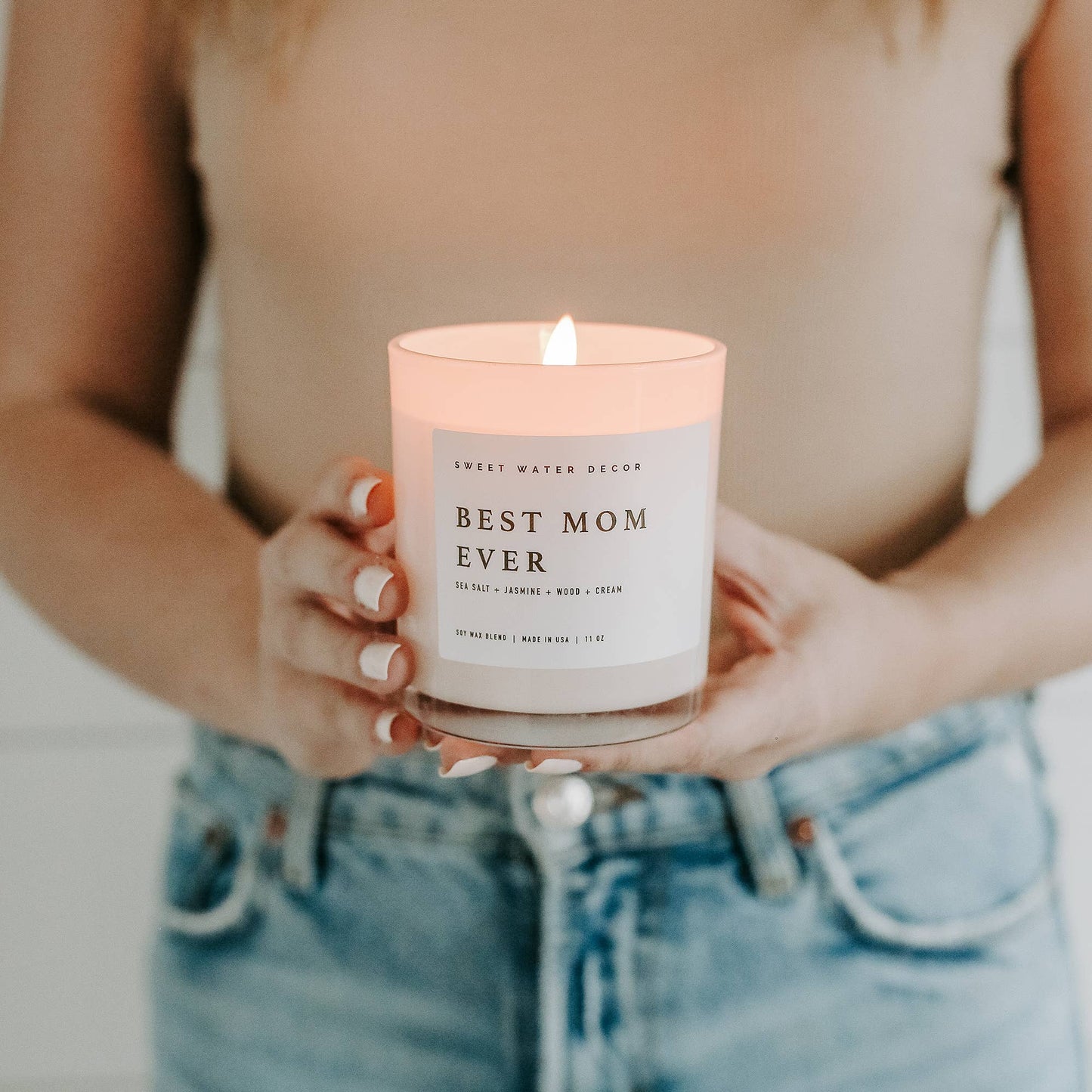 Candle: BEST MOM EVER- 11 oz Soy Candle