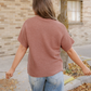 Indie & Co. | Women's Apparel - Maya Mock Neck Sweater-Brown | Batwing Sleeves | Casual Top: Coffee / 55%Acrylic+45%Cotton / XL