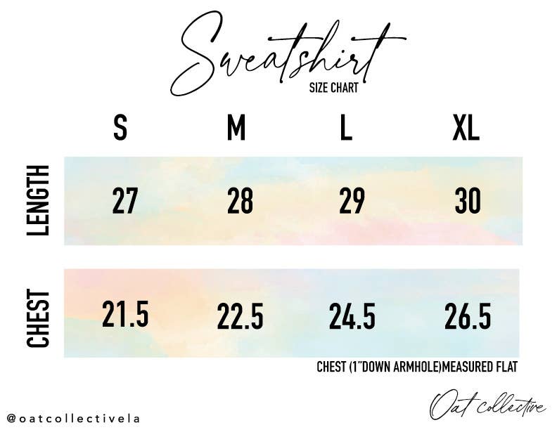 SALTY Graphic Sweatshirt: LIGHT BLUE