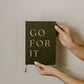 Go For It Fabric Journal - Home Decor & Gifts