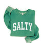 SALTY Graphic Sweatshirt: LIGHT BLUE