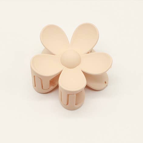 Flower 3" Hair Clips- Matte Hair Claw