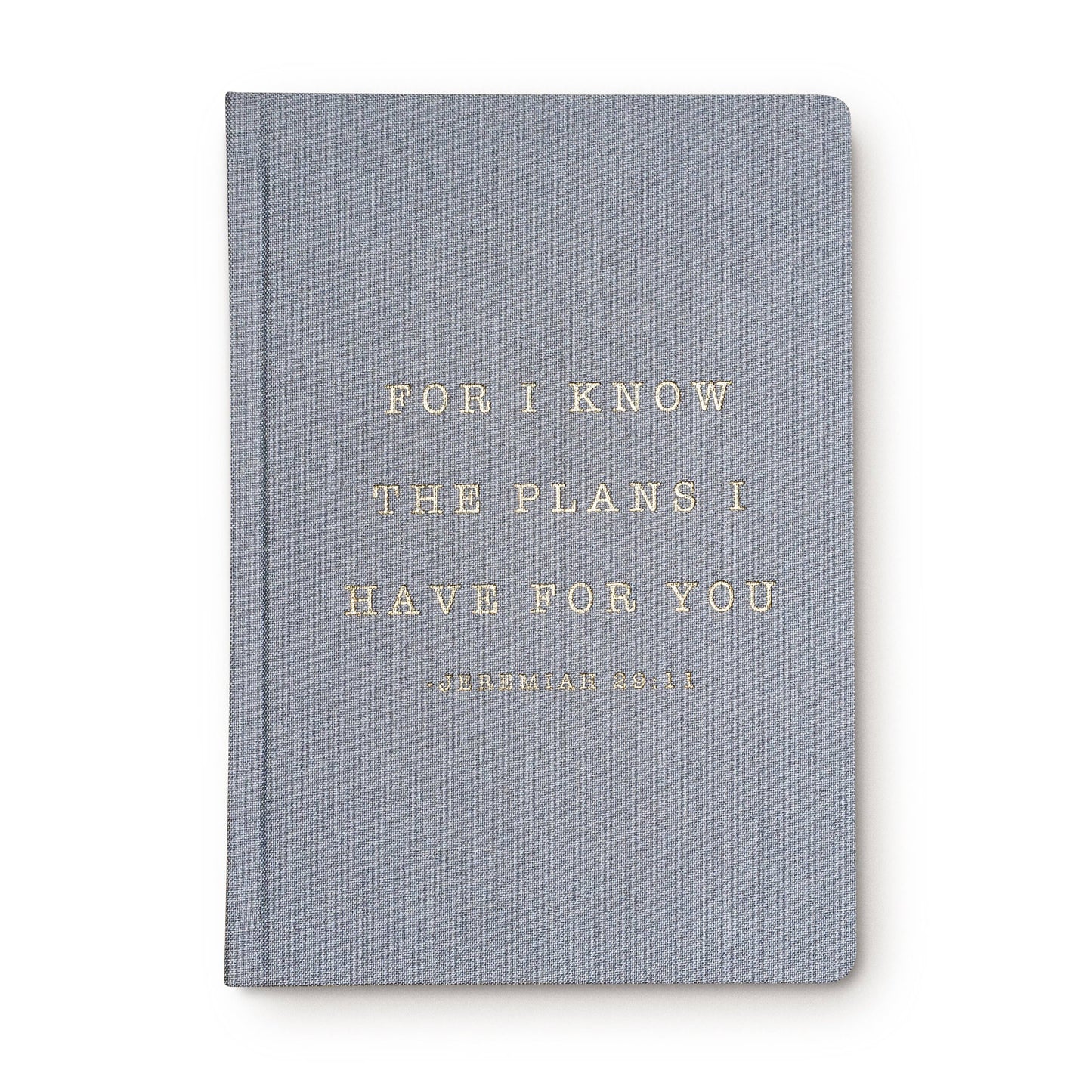 Journal: For I Know The Plans I Have For You Jeremiah 29:11 Fabric Journal