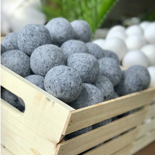 Wool Dryer Ball - Grey