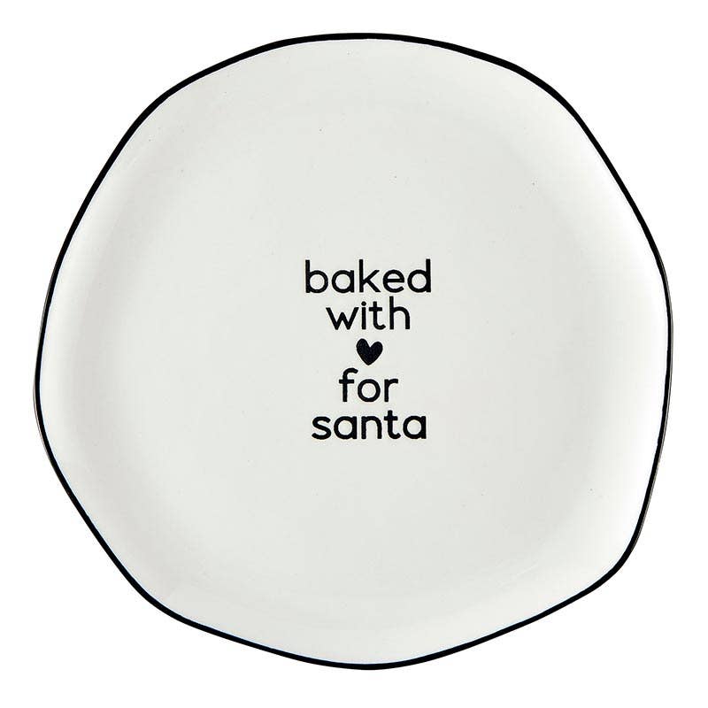 Ceramic Plate For Santa