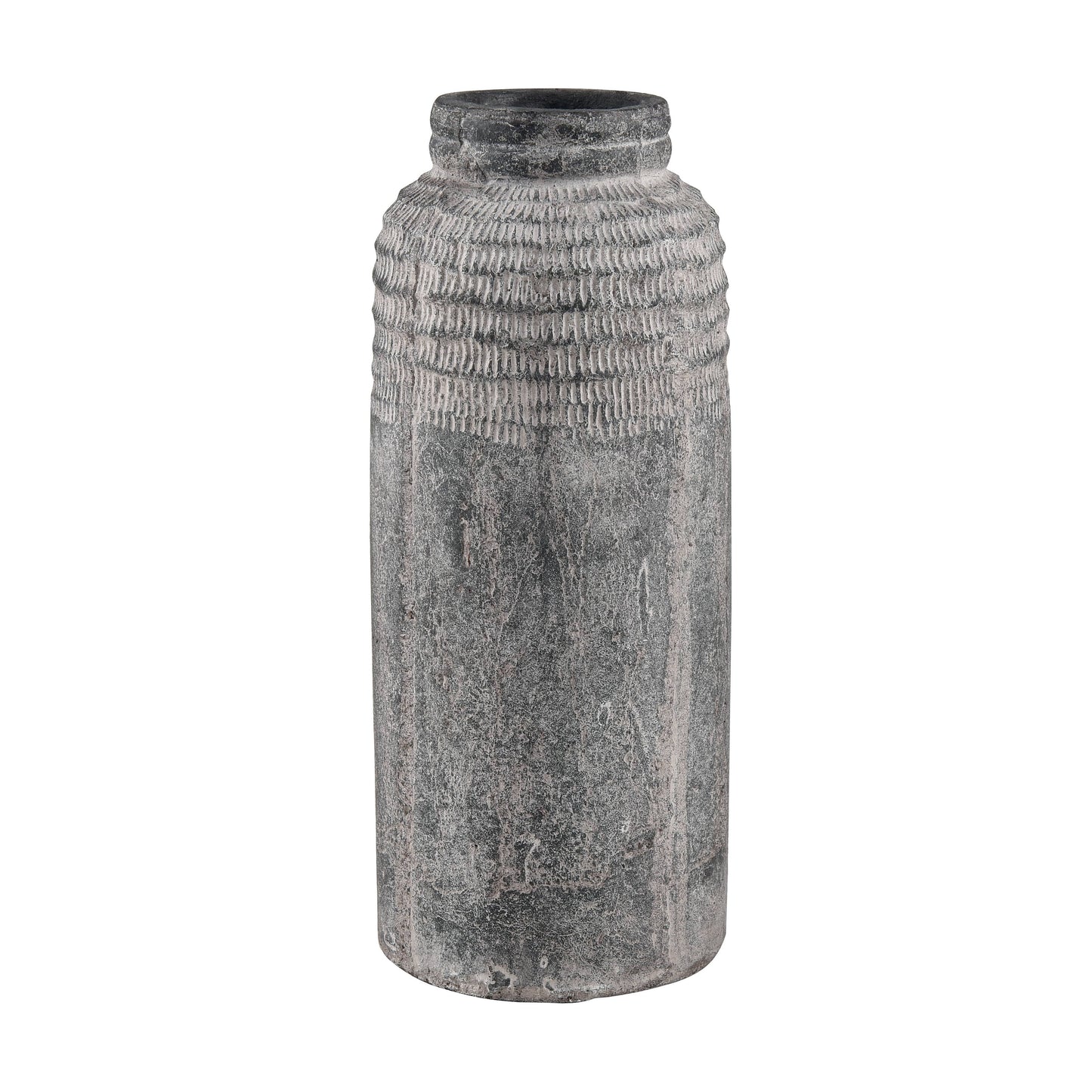 Ashe Decorative Weathered Ceramic Vase