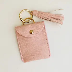 Mini Wallet Key Chain w Tassel