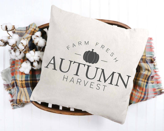 Autumn Harvest Pillow Cover