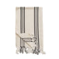Jordan Turkish Cotton + Bamboo Hand Towel - Three Stripe