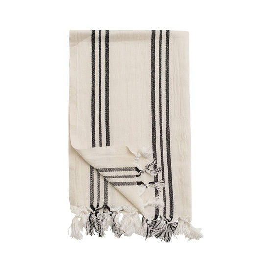 Jordan Turkish Cotton + Bamboo Hand Towel - Three Stripe