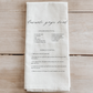 Homemade Gingerbread Recipe Christmas Tea Towel