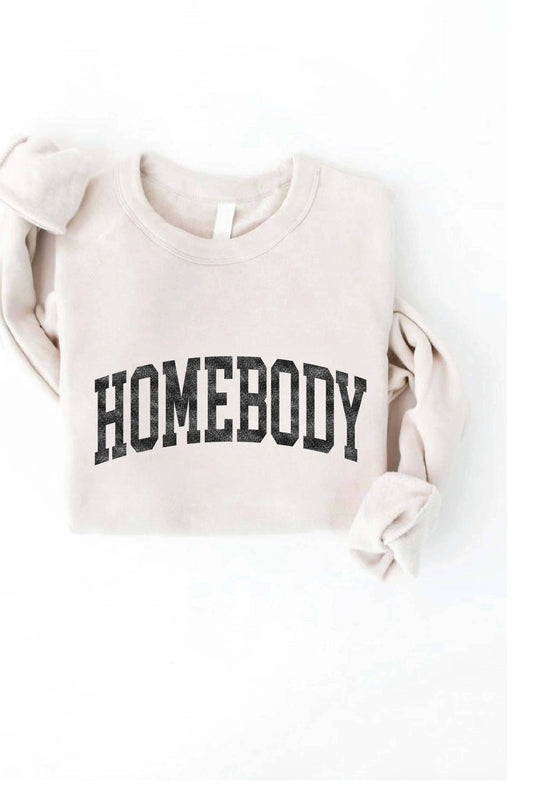 HOMEBODY Graphic Sweatshirt: HEATHER DUST