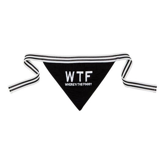 Pet Bandana - W.T.F (Where's the Food)