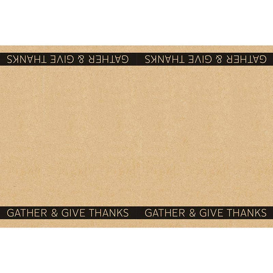 Charcuterie Paper Roll - GATHER & GIVE THANKS