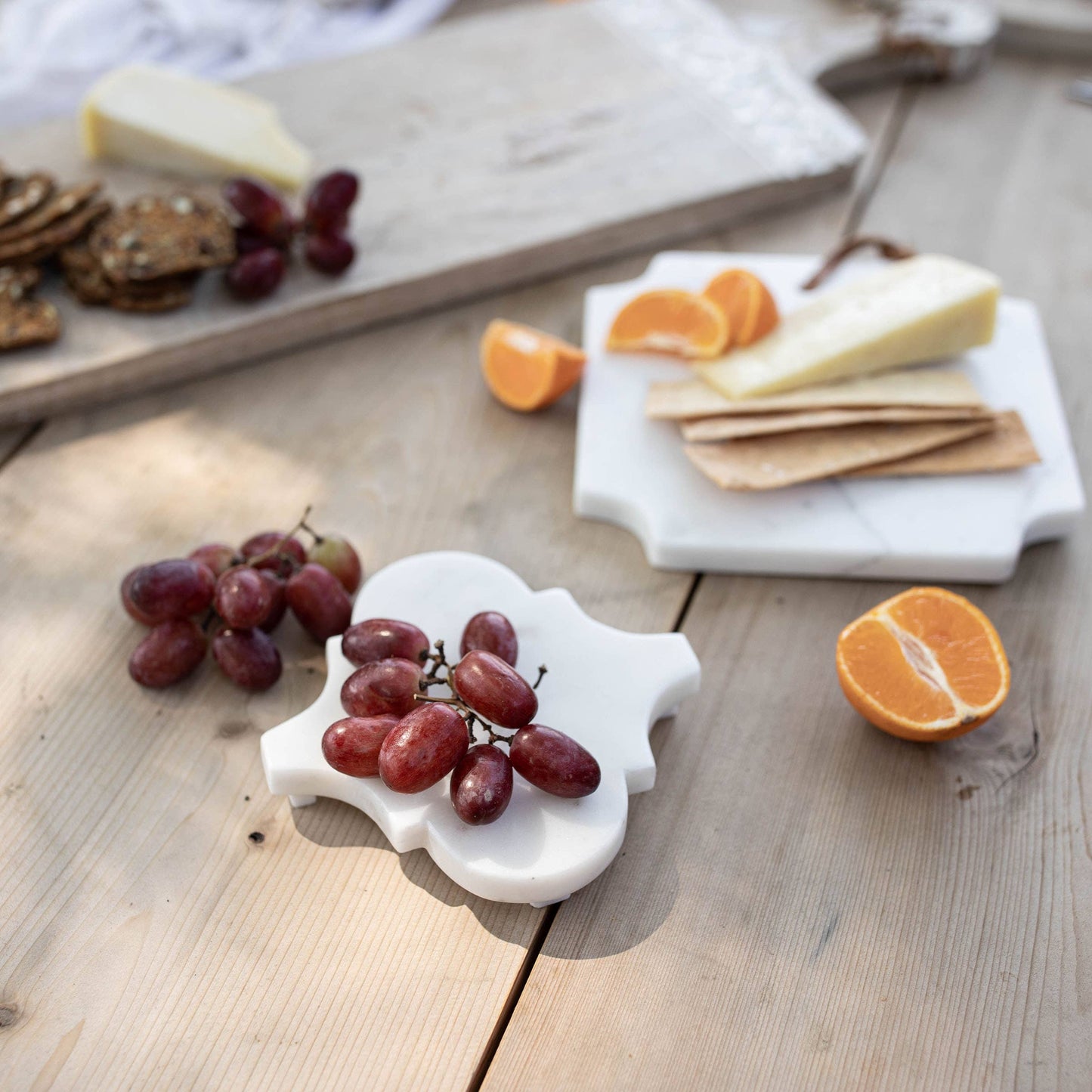 Fleur Marble Trivet