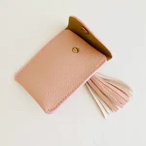 Mini Wallet Key Chain w Tassel