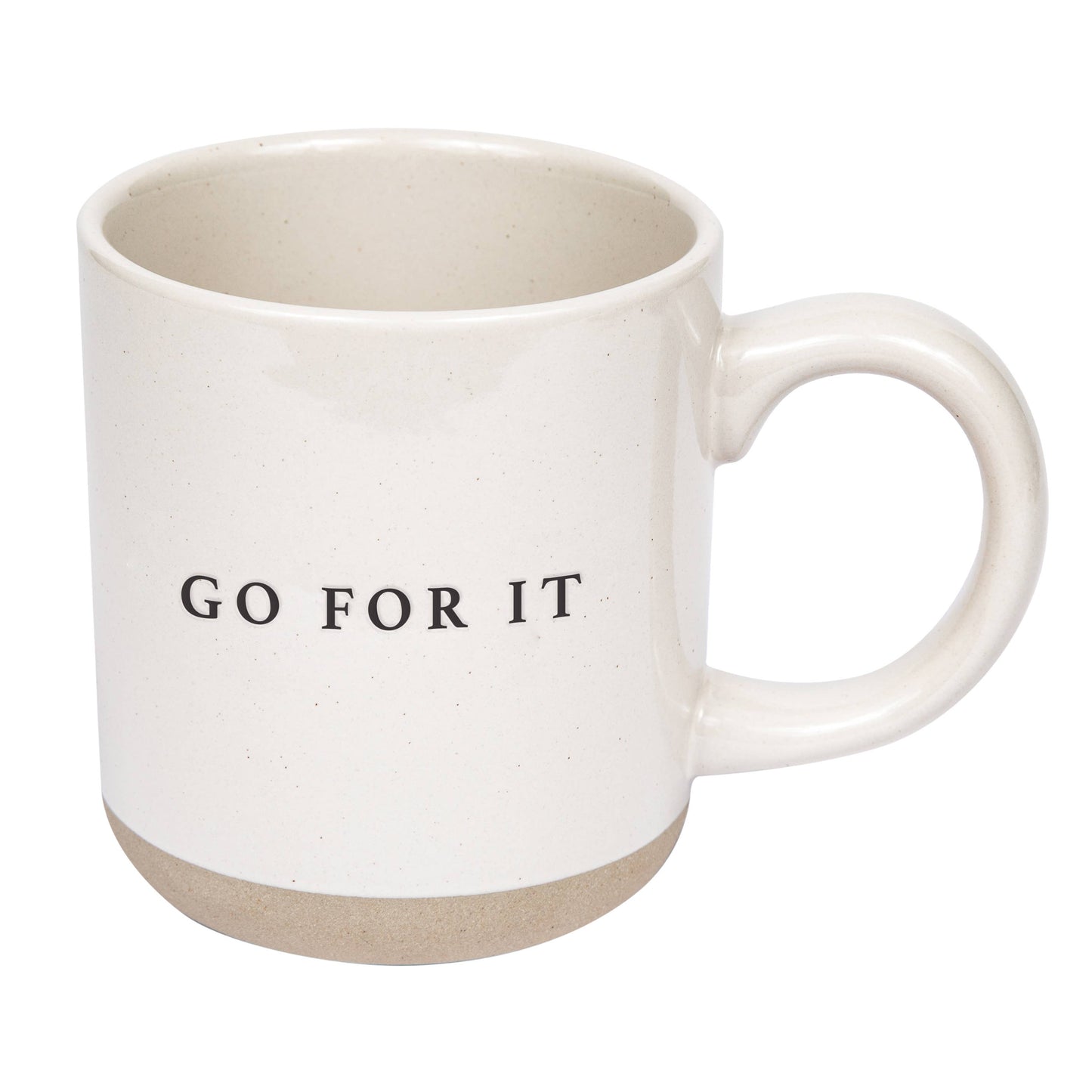 Mug: Go For It Stoneware Coffee Mug