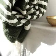 Handwoven Blanket- Verde